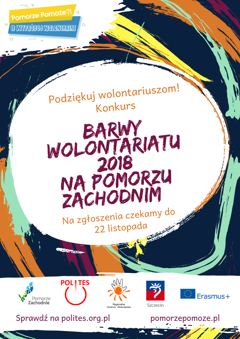 Podziękuj wolontariuszom – Barwy Wolontariatu na Pomorzu Zachodnim