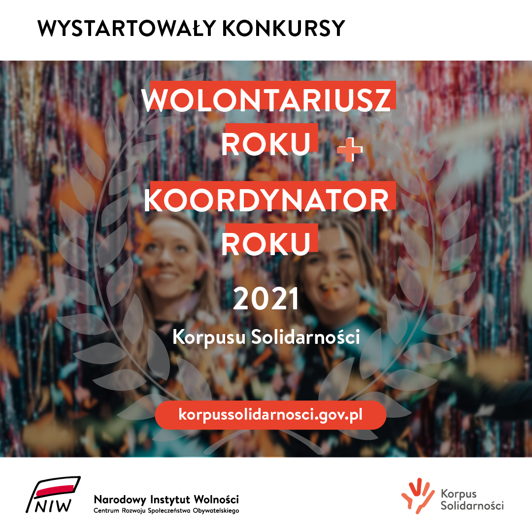 Konkurs | Wolontariusz Roku i Koordynator Roku Korpusu Solidarności