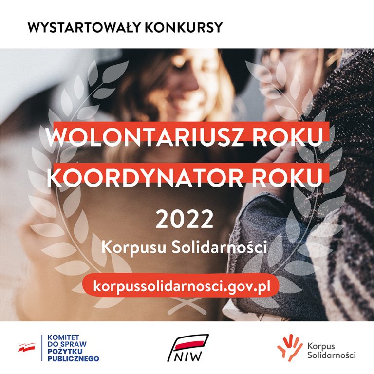 Konkurs Wolontariusz Roku i Koordynator Roku Korpusu Solidarności