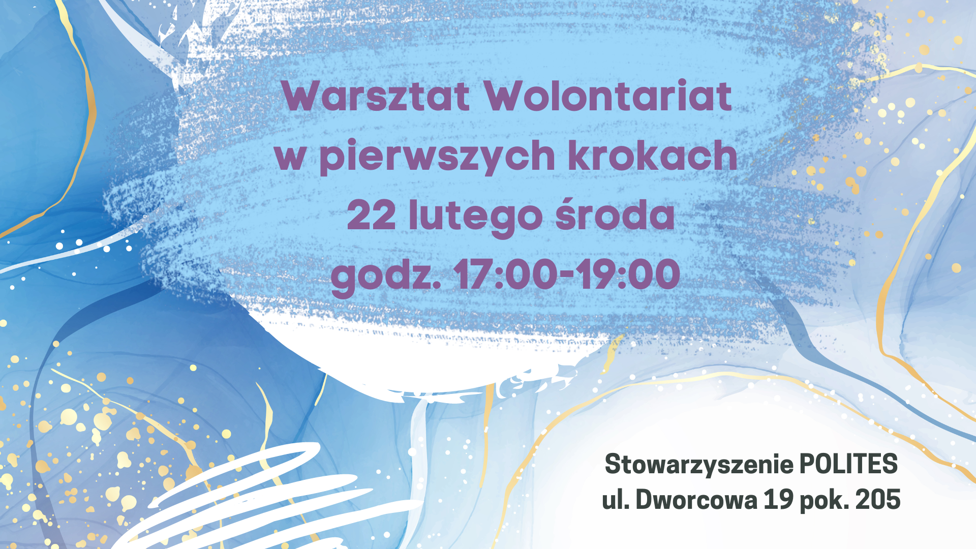 Warsztat wprowadzający dla wolontariuszy | luty 2023