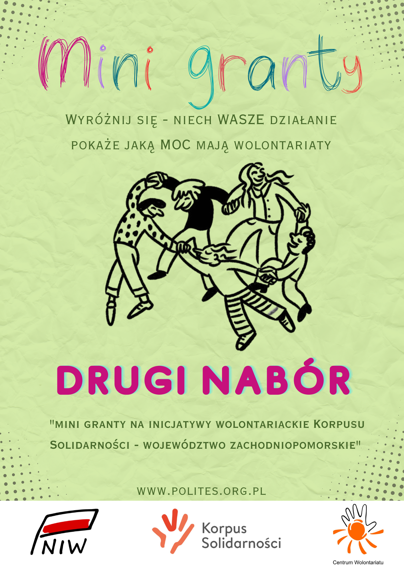 Mini granty na inicjatywy wolontariackie Korpusu Solidarności | Drugi nabór