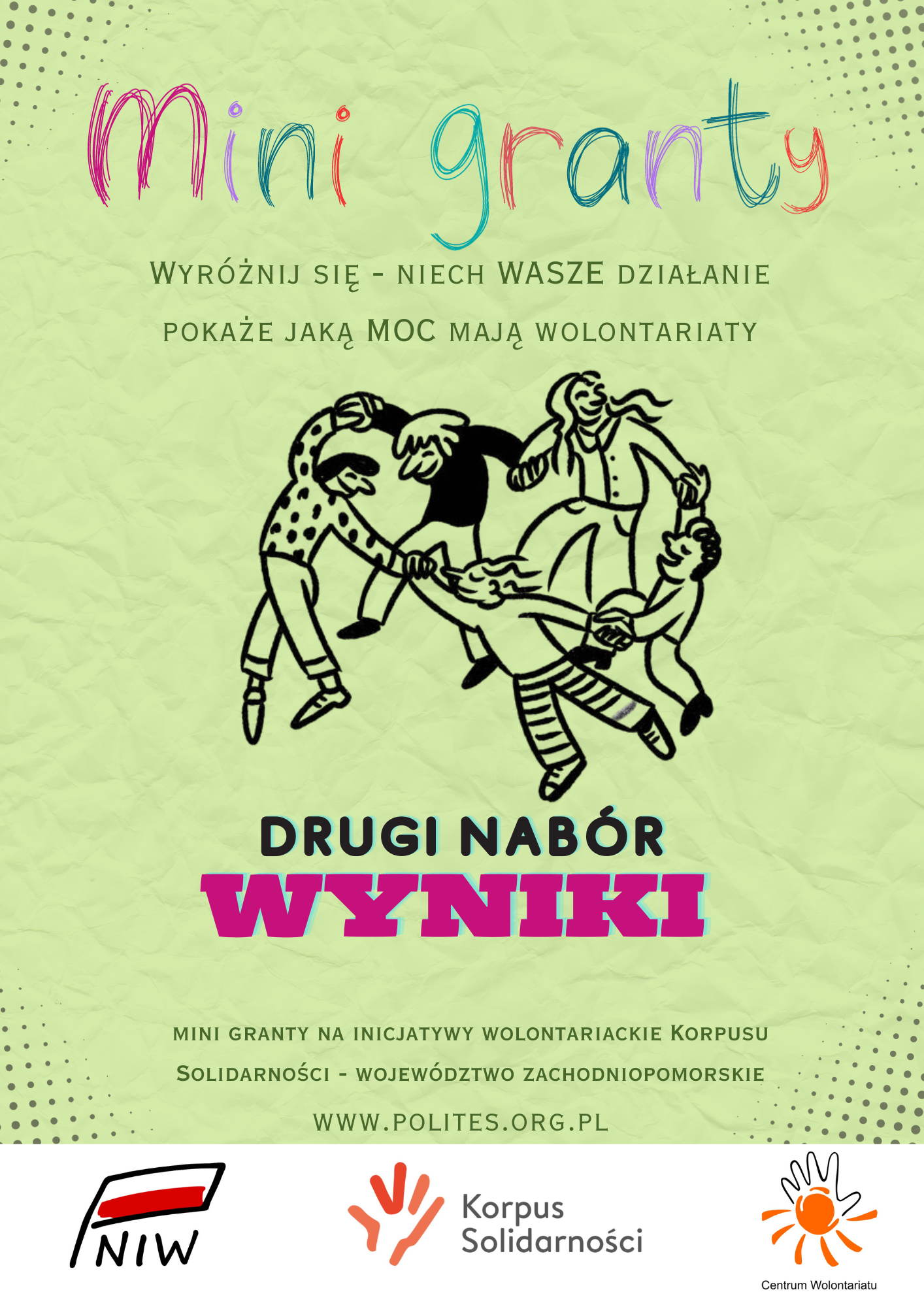 Wyniki II naboru na inicjatywy wolontariackie Korpusu Solidarności
